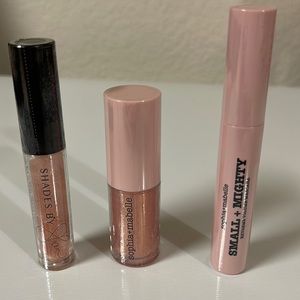 (010) NEW & SEALED “Sophia+mabelle” ‘ “Shades by Shan” lip and eye bundle